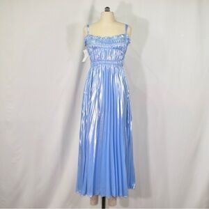 Georgia Hardinge Metal Dress, Blue